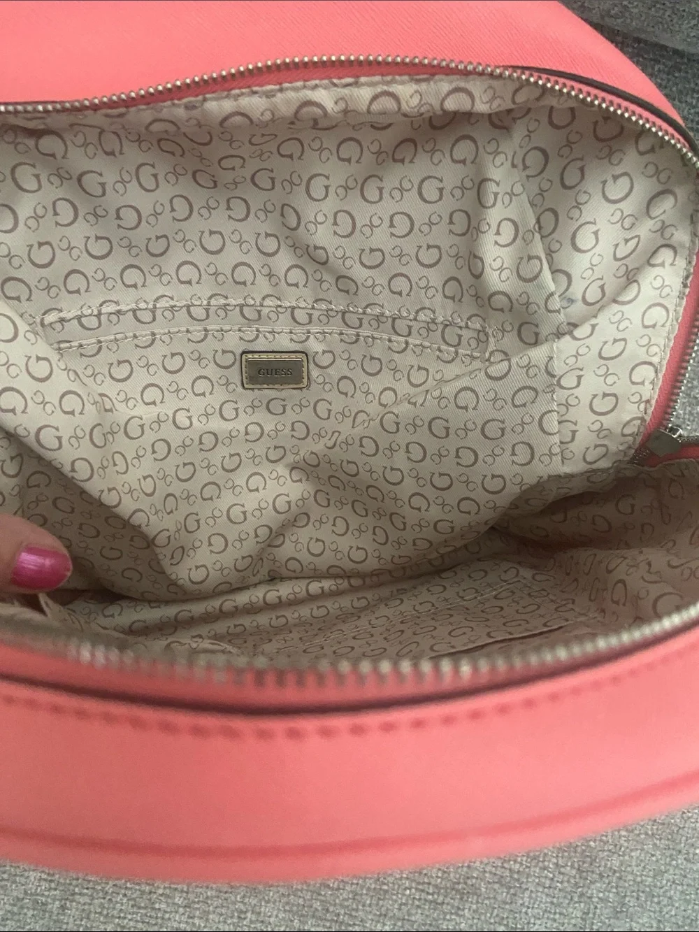 GUESS Coral-Orange Women's Mini Backpack